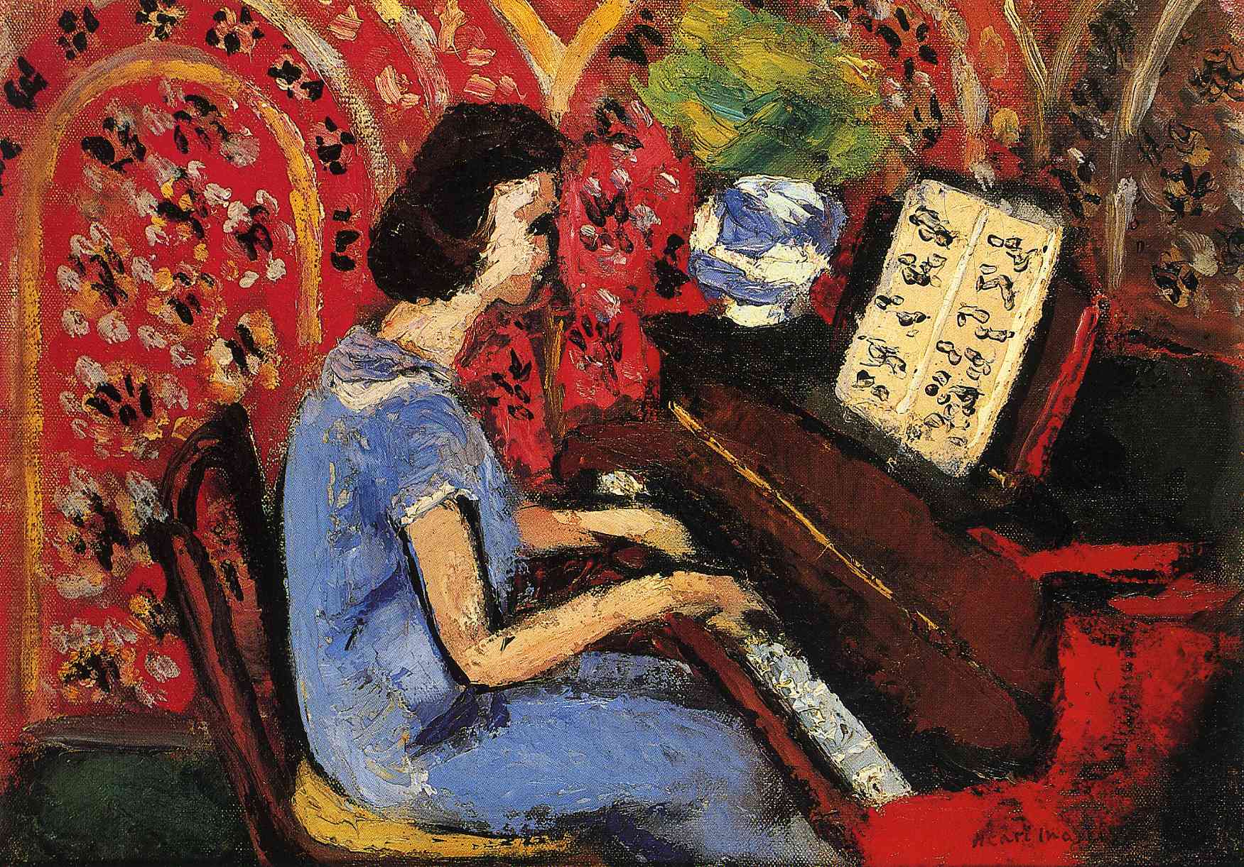Henri Matisse - Woman at the Piano 1924